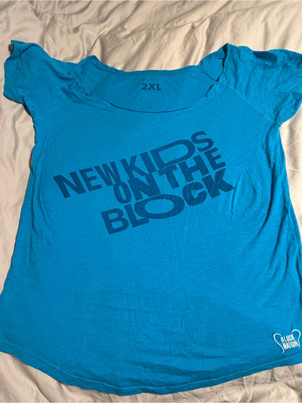 New kids on the block T-shirt block nation blue oversized 2xl